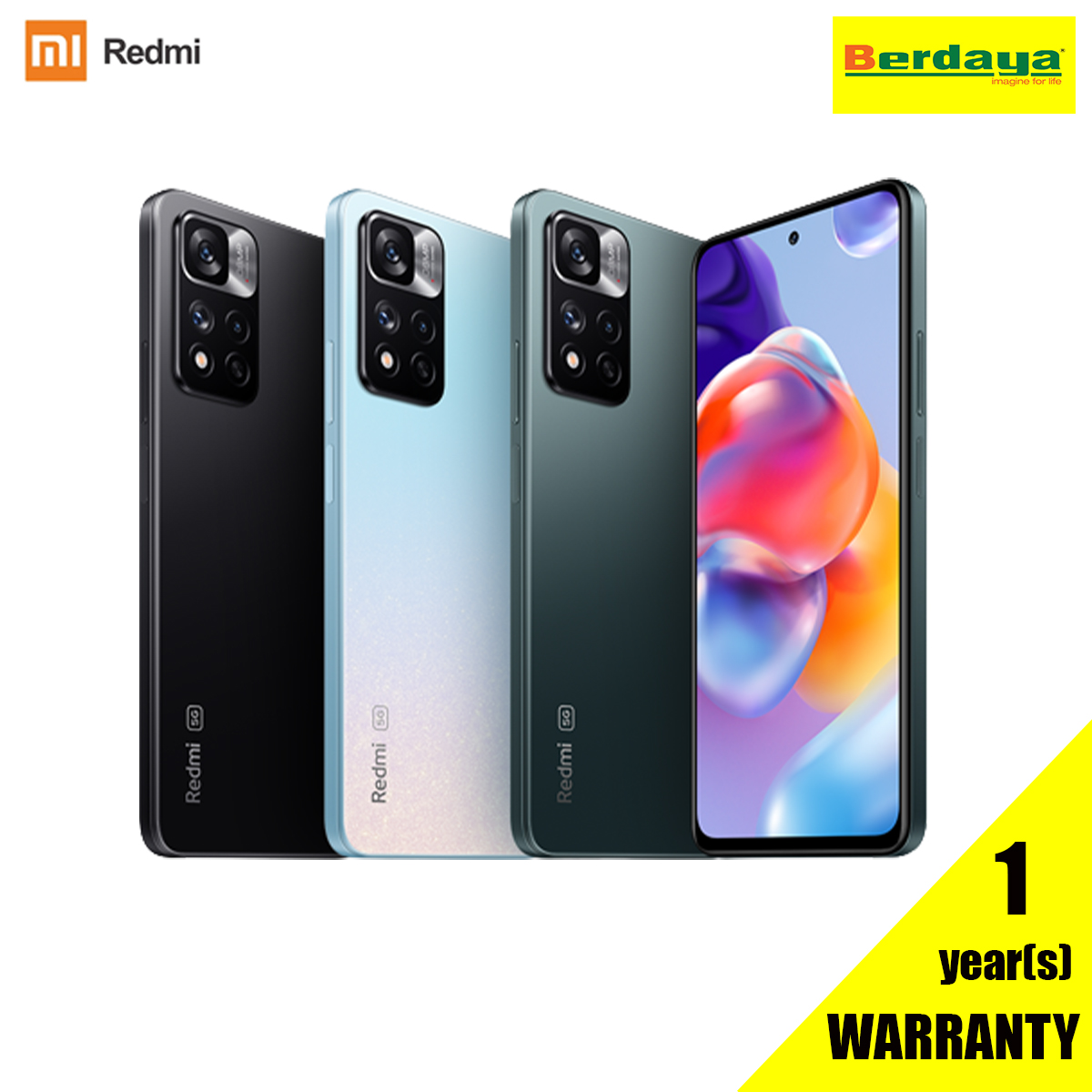 REDMI NOTE 11 PRO+ 8GB RAM + 128GB ROM 5G SMARTPHONE | Berdaya